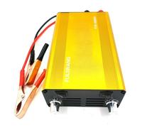 Inversor de corriente de 12 V CC de 58000 W, con carcasa de aleación de aluminio, sistema de protección múltiple, para el sistema solar del hogar, coche, RV (amarillo-FLW-58000W)