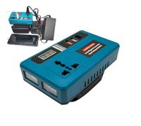 Inversor de Corriente de 21 V - Convertidor portátil para vehículos, Salida USB CC 5 V 5% para Dispositivos pequeños, Soporte de Alto Voltaje de CA 180 V-220 V, Adaptador Compacto Apto para Viajes