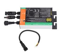 Inversor de Corriente de 700W, Dc 18-50V Ac120-230V Convertidor de Salida Ip55 Micro Inversor de ConexióN a Red Impermeable, Micro Inversor Solar de Onda Sinusoidal Pura Mppt
