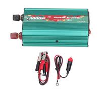 Inversor de Corriente de Onda sinusoidal de 3000 W de aleación de Aluminio - Convertidor de CC de 12 V a 110 V CA 60 Hz para Uso Profesional y de Emergencia - Salida de CA única y (220V)