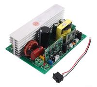 Inversor de corriente de onda sinusoidal pura de 600 W continuo 1000 W pico CC 12 V 24 V 48 V a CA 220 V convertidor para electrónica sensible, diseño compacto con control térmico inteligente, placa