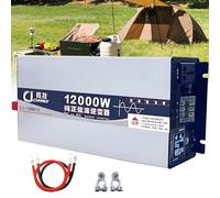 Inversor de Corriente Inversor Automático Onda Sinusoidal Pura 2200W 3000W 4000W 5000W 6000W 8000W 10000W 12000W 16000W Convertidor Voltaje DC 12V/24V/48V/60V/72V a AC 110V/220V(12000W,24Vto110V)