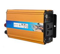 Inversor de Corriente Inversor Corriente para Coche 500W1000W 1500W 2000W DC12V/24V A 220V AC Portátil para SUV RV Camión Remolque Accesorios para Automóviles(500W 12V)