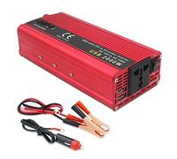 Inversor de Corriente, Inversor de energía de onda sinusoidal modificada 1500W / 2000W / 2600W Convertidor de inversor de energía 12V a 220 Fuente de voltaje DC AC Enchufe universal for casa Powerbank