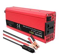 Inversor de Corriente, Inversor de energía de onda sinusoidal modificada 1500W / 2000W / 2600W Convertidor de inversor de energía 12V a 220 Fuente de voltaje DC AC Enchufe universal for casa Powerbank