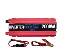 Inversor De Corriente Inversor Energía Solar 2000 W Generador Onda Sinusoidal CC 12 V 24 V CA 110 V 220 V 50 Hz 60 Hz Transformador Convertidor Convertidor(2000W 220V 50Hz)
