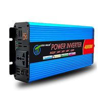Inversor de Corriente, Inversor Onda Pura Pase el inversor Inteligente del automóvil 12V / 24V a 220V Inicio 300W500W1000W Convertidor de energía(12v3000w)