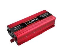 Inversor de Corriente Inversor Onda Sinusoidal Pura Potencia 500W/1200W/2000W Pantalla Digital Portátil 12V/24V A 220V Potencia Real/Exterior/hogar(2000W12V)
