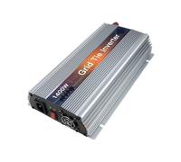 Inversor de Corriente, Inversor Solar de conexión a Red 1400 W, convertidor Onda sinusoidal Pura MPPT 20-50 V CC a 120/230 CA para autocaravanas y Camiones(Silver-1400W,36V,120V)