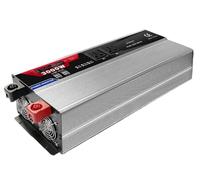 Inversor de Corriente Onda sinusoidal Pura, convertidor CC 12 V/24 V a 110 V/220, Adaptador con 6 Puertos USB y 2 Tomas alterna, Control Remoto(24Vto220V,3000W)