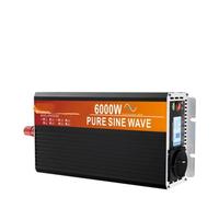 Inversor De Corriente para Automóvil Convertidor 12 V 24 V A 220 V Inversor Onda Pura 6000 W 5000 W 4000 W 3000 W Transformador con Enchufe USB 50 Hz