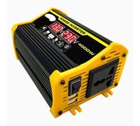 Inversor De Corriente para Automóvil Inversor Corriente Universal 4000 W Onda Sinusoidal Modificada Convertidor Carga Electrónico Exteriores 12 V A 110 V Y 220 V