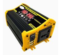 Inversor De Corriente para Automóvil Inversor Corriente Universal 4000 W Onda Sinusoidal Modificada Convertidor Carga Electrónico Exteriores De 12 V A 110 V Y 220 V