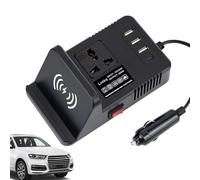 Inversor de Corriente para Coche, Cargador de portátil para vehículo, Adaptador de Enchufe de 200 W, Rendimiento del módulo de Carga USB de Alta Velocidad, de Dispositivo de conversión de