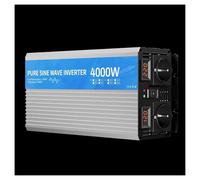 Inversor De Corriente para Coche Convertidor De CC A CA 5000 W 6000 W 24 V 230 V Convertidor De Onda Sinusoidal Pura De 12V A 220 V Transformador Inversor Onda Pura(4000W-12V-220V)