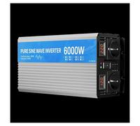 Inversor De Corriente para Coche Convertidor De CC A CA 5000 W 6000 W 24 V 230 V Convertidor De Onda Sinusoidal Pura De 12V A 220 V Transformador Inversor Onda Pura(6000W-12V-220V)