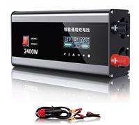 Inversor de energia 2400W 3500W 4500W 5000W 6000W 8000W 10000W 12000W DC 12V24V, 48V60V a AC 240V 230V Convertidor de automóvil de Onda sinusoidal Modificado con Pantalla Digital Inteligente