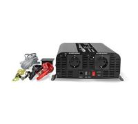 Inversor de energía de Onda sinusoidal Pura | Tensión de Entrada: 24 V DC | Salida(s) de Potencia: Type F (CEE 7/3) / USB-A/USB-C ™ | 230 V AC 50 Hz | 2000 W | Potencia máxima de Salida: 4000 W | Te