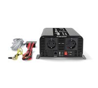 Inversor de energía de Onda sinusoidal Pura | Tensión de Entrada: 24 V DC | Salida(s) de Potencia: Type F (CEE 7/3) / USB-A/USB-C ™ | 230 V AC 50 Hz | 1000 W | Potencia máxima de Salida: 2000 W | Te