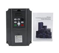 Inversor de frecuencia Variable, 11 KW Convertidor monofásico a trifásico Boost VFD Controlador de Velocidad del Motor para Motor Industrial sin Fuente de alimentación trifásica