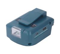 Inversor de Fuente de alimentación portátil 18V a DC 12V 2A USB QC3.0 5V2.1A Tipo C PD18W Salida Batería de Litio Adaptador de Cargador