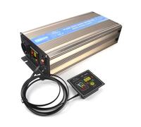 Inversor De Microred De 2000W, 12V, 24V, Convertidor Solar De Onda Sinusoidal Pura, Generador De Viento, Inversor De Coche, Potencia De Sobretensión De 4000W For Batería(12V)