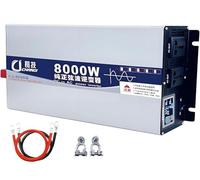 Inversor de Onda Sinusoidal Pura 2200W 3000W 4000W 5000W 6000W 8000W 10000W 12000W 16000W Convertidor Corriente CC 12V 24V 48V 60V 72V a CA 110V/220V 230V Adaptador Cargador Coche(8000W,72Vto110V)