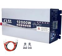 Inversor de Onda Sinusoidal Pura 2200W 3000W 4000W 5000W 6000W 8000W 10000W 12000W 16000W Convertidor Corriente CC 12V 24V 48V 60V 72V a CA 110V/220V 230V Adaptador Cargador Coche(12000W,48Vto220V)