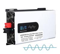 Inversor de onda sinusoidal pura de 10 000 W/12 000 W, convertidor de 24 V, 48 V, 60 V a 110 V y 220 V, inversor solar para coche, fuera de la red, de pared.,10000W-48Vto220V
