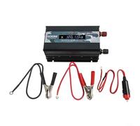 Inversor de onda sinusoidal pura de 300 W de 12 V a 220 V para acampar y viajes por carretera, diseño compacto para un fácil almacenamiento