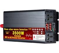 Inversor de Onda sinusoidal Pura de 3500 W a 5500 W, 12 V a 72 V a 110 V/220 V, for energía Solar, autocaravanas, Camping y soluciones de energía Fuera de la Red.(3500W 12Vto220V)