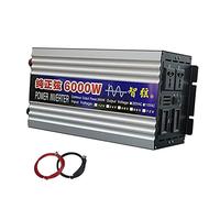 Inversor de onda sinusoidal pura de 8000W, 6000W, 5000W, CC de 12V, 24V a ca de 220V, 50Hz, 60Hz, convertidor de voltaje, inversor Solar de salida Dual de gran potencia(6000W,24V50HZ-220-240V)