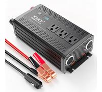 Inversor de Potencia de 12 V a 110 V, convertidor de CC a CA con 3 Salidas de CA, inversor de Onda sinusoidal modificada de 1000 W para Coche/casa rodante/hogar