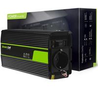 Inversor De Potencia Para Coche Green Cell 12V A 230V 300W/600W Onda Pura