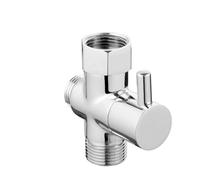 Inversor Ducha Adaptador en T for válvula desviadora de 3 vías G1/2 pulg., convertidor for ducha, conector grifo agua latón for baño(Type B)