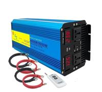 Inversor Energía Solar para Coche 60 Hz Onda Sinusoidal Pura CC 12 V/24 V A CA 220 V 5 KW 6 KW 8 KW Pantalla LED Transformador Convertidor Portátil(5000W 24V220V 60Hz)