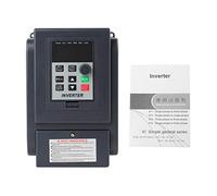 Inversor, entrada monofásica 220V Salida trifásica 380V 8A Salida 1.5KW VFD Variador de frecuencia Controlador de velocidad 400Hz (AT4-1500X)