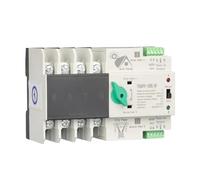 Inversor fotovoltaico ATS de carril DIN 2/3/4P interruptor selección transferencia automática doble potencia energía solar fotovoltaica ininterrumpida 63A 100A(4P,100A)