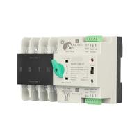 Inversor fotovoltaico ATS de carril DIN 2/3/4P interruptor selección transferencia automática doble potencia energía solar fotovoltaica ininterrumpida 63A 100A(3P,100A)