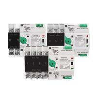 Inversor fotovoltaico ATS de riel DIN 2P, 3P y 4P con interruptores selectores de transferencia automática de potencia dual, ininterrumpido, 63 A, 100 A y 125 A(100A(PV),3P)