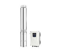 Inversor híbrido de energía Solar bombeo sumergible AC/DC 110V 220V función flujo de agua tasa hora for agricultura(220V 5-310)