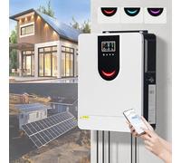 Inversor Híbrido Solar De 1 Kw a 10,2 Kw, 12-48 V a 220 V Y Controlador Mppt Integrado De 40-160 A, Funciona Con Varios Tipos De Baterías, Para Casas Y Vehículos Recreativos,DC48V-10.2KW