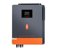 Inversor Híbrido Solar de 10200 W - 48 V CC a 220-230 VCA 10.2 KW Fuera de la Red Con Controlador de Carga MPPT de 180 A Para Hogar RV Sistema