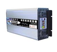 Inversor Inteligente De Onda Sinusoidal Pura, 12V / 24V / 48V / 60V A 220V, 3000W-8000W Opcional, Alta Potencia Adecuada Para Viajes Al Aire Libre En Rv,6000W-12V