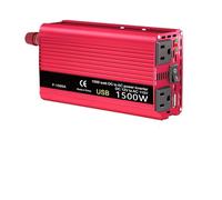 Inversor Inversor CC 12 V A CA 110V 100V 120V 300W 500W 1500W 2000W Transformador Enchufe Estadounidense Enchufe para Encendedor Coche(1500W)