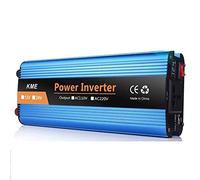 Inversor,Inversor Coche 3000/4000/5000 / 6000W de Potencia del inversor de Onda sinusoidal modificada Pantalla DC 12V / 24V a AC 220V Solar Dual USB Car Convertir Transformador(5000W,24V)