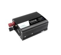 Inversor Inversor Corriente para Coche 500W 12V CC A 110V CA 220V 50Hz 60Hz Adaptador Transformador Automático Doble USB Convertidor Enchufe Universal UE/EE UU(12V Universal Black)