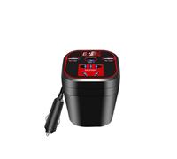 Inversor Inversor De Corriente para Coche 150W 12V 24V A 220V Pantalla LED 3 Puertos USB Cargador Rápido 31 A Convertidor Corriente para Coche