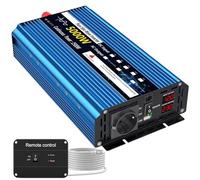 Inversor Inversor De Onda Sinoidal Pura 12 V CC A 230 V CA 50 Hz Enchufe B 5000 W LED Voltímetro Convertidor Transformador Transformador de Voltaje