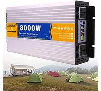 Inversor Inversor De Onda Sinusoidal Pura De 3000w, 4000w, 5000w, 6000w, 8000w, DC 12v / 24v / 48v a AC 220v AC Convertidor De Voltaje Inversor De Corriente para Automóvil Doméstico(8000W,12V)